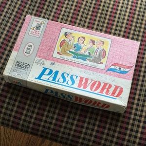 Password vintage game